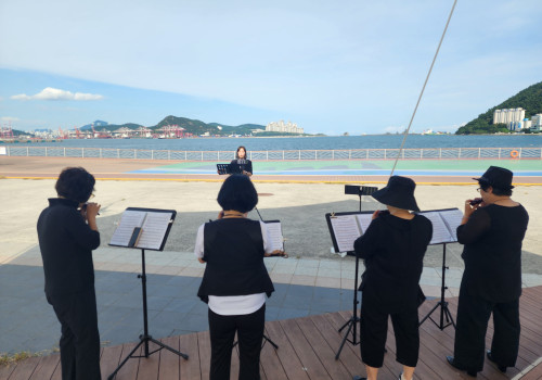 바람소리 오카리나 동아리 두 번째 버스킹
