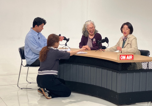 스튜디오 촬영을 위해 부산 KBS 방문!
