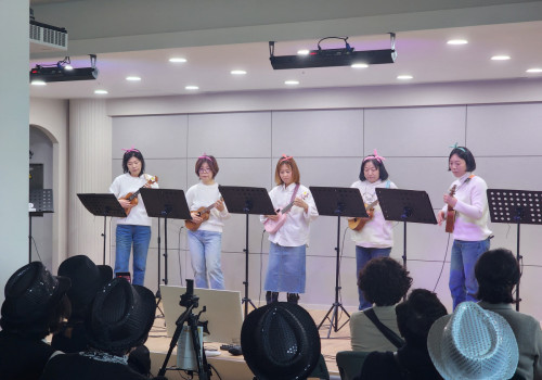 오카리나동아리 신년음악회 '숨결' 공연