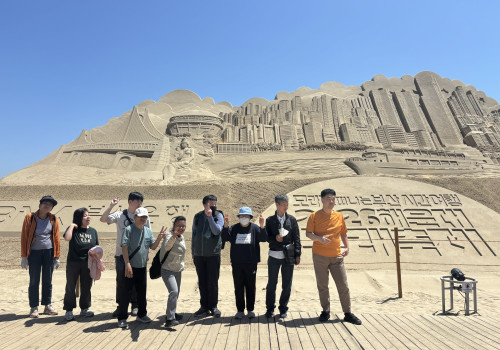 상리장애인주간보호센터 5월 부산여지도(해운대 모래 축제 + 수변최고돼지국밥 + 카페씨야드)
