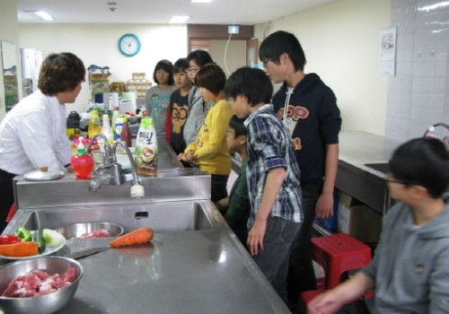 상리초등학교 연계 토요스쿨 '뚝딱Cooking'