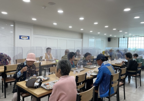 경로식당 운영 재개